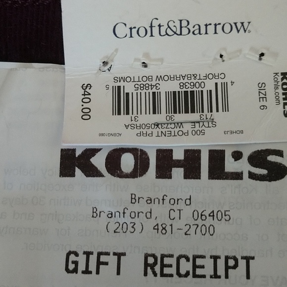 JN Purple Pinwhale Corduroy Jeans Straght Leg Mid-Rise Tummy Control Stretch NWT - Picture 5 of 5